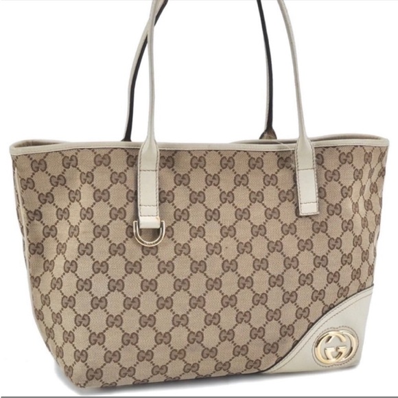 Authenticated Gucci New Britt Shoulder Bag Tote Handbag - Picture 16 of 16